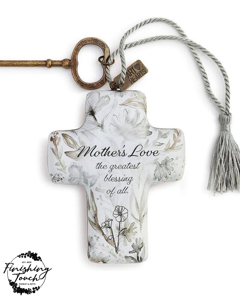 Mother's Cross Keepsake with Key